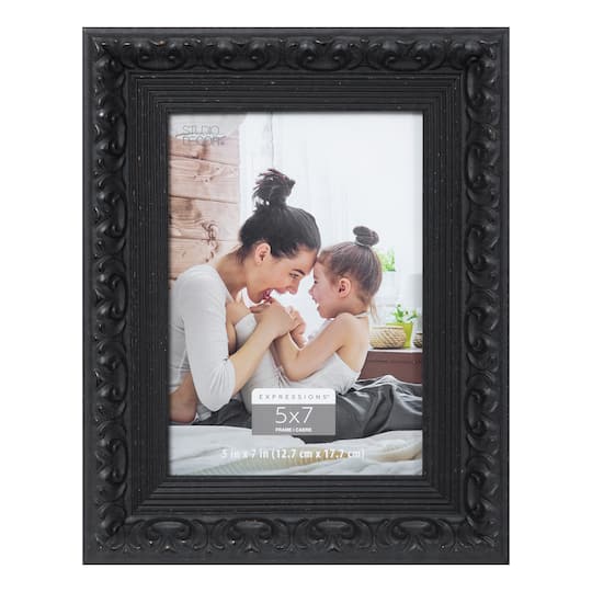 Charcoal 5&#x22; x 7&#x22; Ornate Frame, Expressions&#x2122; by Studio D&#xE9;cor&#xAE;